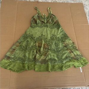 Advance Apparels Green Mini Dress